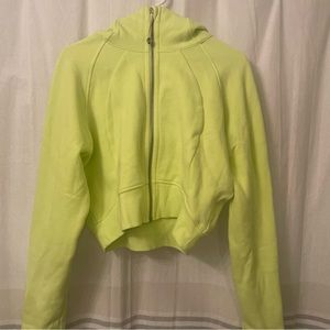Never worn lulu cropped hoody